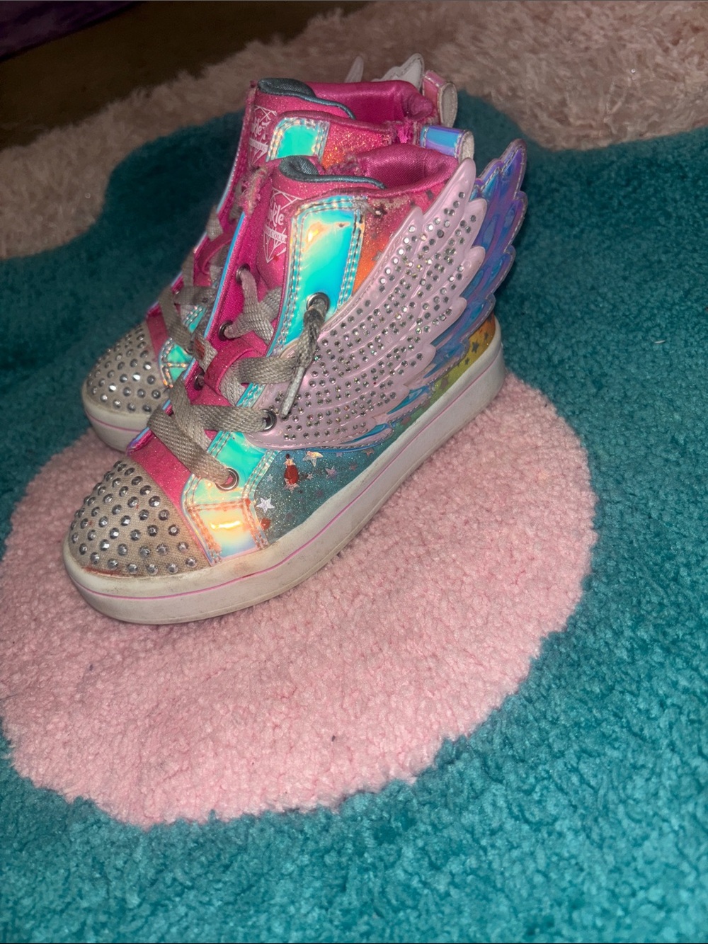 Girl’s Light Up Sketchers Twinkle Toes - Picture 3 of 5